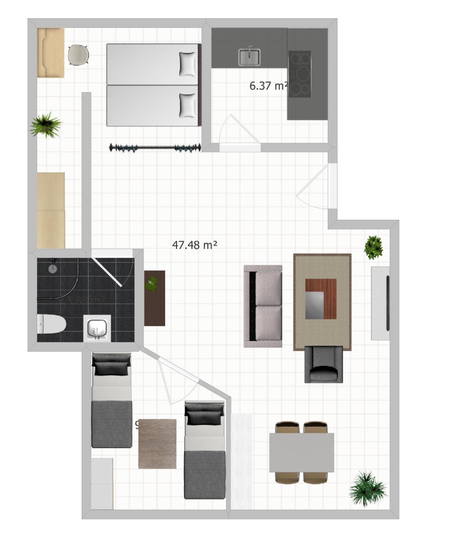 Appartement Gross, Modern, Vollausgestattet, Gemuetlich Mit Kueche Und Parkplatz Fuer Urlaub Oder Business à Kettig Extérieur photo